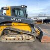 2017 John Deere 333G Skid Steer Crawler Track Loader Cab Aux Hyd QC