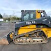 2017 John Deere 333G Skid Steer Crawler Track Loader Cab Aux Hyd QC