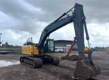 2018 John Deere 210G LC Excavator Enclosed Cab Steel Track Aux.