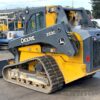 2017 John Deere 333G Skid Steer Crawler Track Loader Cab Aux Hyd QC