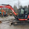 2018 Kubota KX080-4S Mini Excavator Backhoe Cab Aux Hyd Thumb