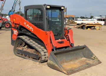 2023 Kubota SVL75-2 Skid Steer Track Loader Cab Crawler Hyd Bucket