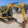 2019 Caterpillar 308CR 308CR Mini Excavator Steel Tracks Cab Backhoe