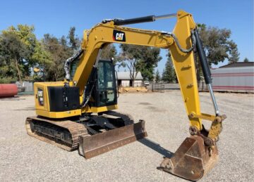 2019 Caterpillar 308CR 308CR Mini Excavator Steel Tracks Cab Backhoe
