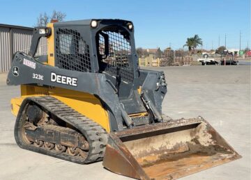 2016 John Deere 323E Skid Steer Track Loader Crawler Aux Hyd