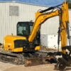 2018 JCB 85Z Hydraulic Excavator Trackhoe Backhoe AC Cab Aux Hyd Thumb US