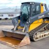 2017 John Deere 333G Skid Steer Crawler Track Loader Cab Aux Hyd QC