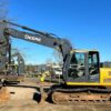2012 John Deere 120D Hydraulic Excavator Tractor Cab Aux Hyd Thumb QC
