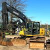 2012 John Deere 120D Hydraulic Excavator Tractor Cab Aux Hyd Thumb QC