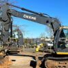 2012 John Deere 120D Hydraulic Excavator Tractor Cab Aux Hyd Thumb QC